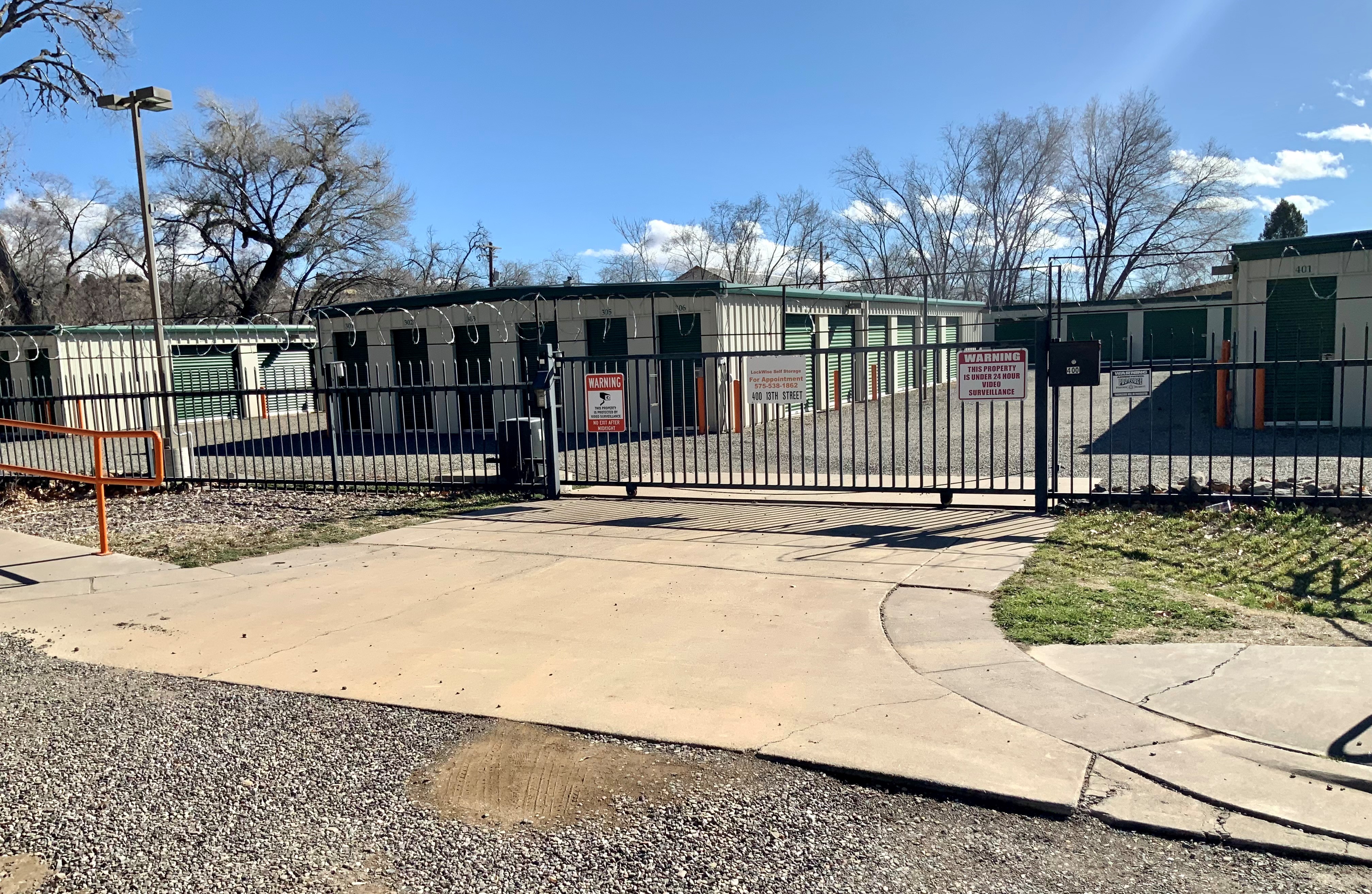 secure fenced and gated self storage silver city nm